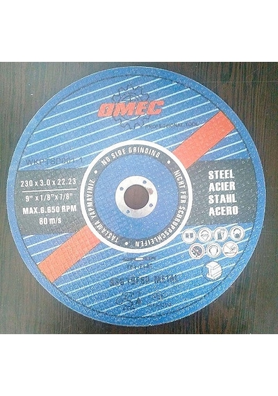 Omec 230 Mm Metal Kesici Taş 230x3.0x22 1 Adet Hızlı