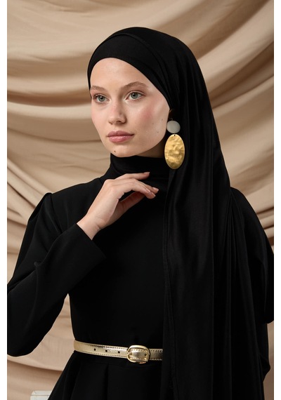 Silk Home Premium Penye Şal 65002-01 Siyah Çok Renkli