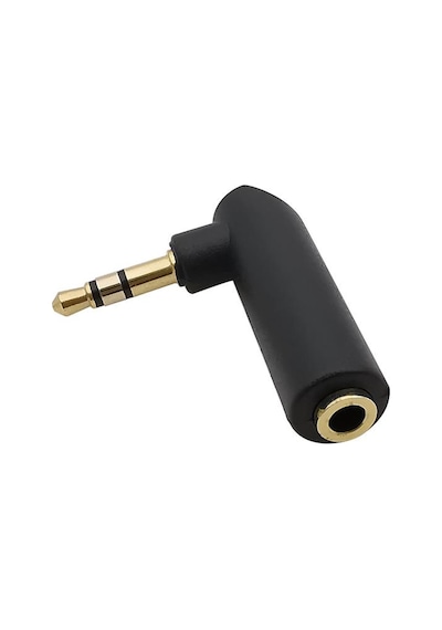 Stereo 90 derece çevirici aux 90 derece çevirici kulaklık jakı 90 derece çevirici