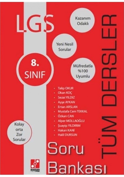 Medyan Yayınları 8. Sınıf Lgs Tüm Dersler Soru Bankası