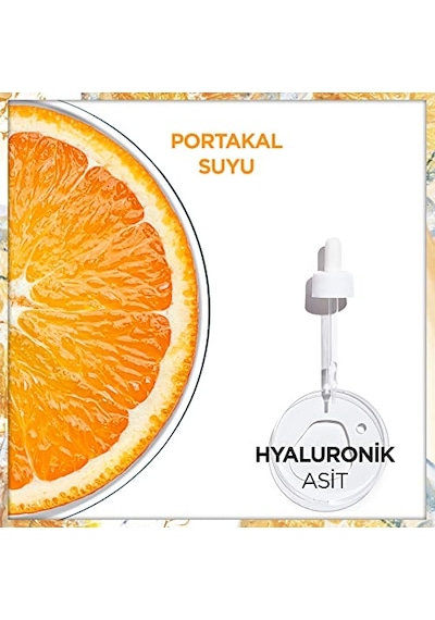 Nem Bombası Göz Altı Torbalarına Karşı Kağıt Göz Maskesi Portakal Suyu & Hyaluronik Asit