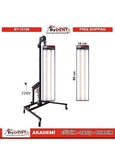 Pdr Boyasız Göçük Düzeltme 3 Ledli Profesyonel Büyük Lamba Akrobat + Dimmer