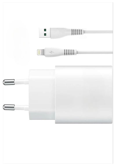 Abatech Usb-lightning Apple Uyumlu iPhone Şarj Aleti Seti 13w 2.6a Beyaz