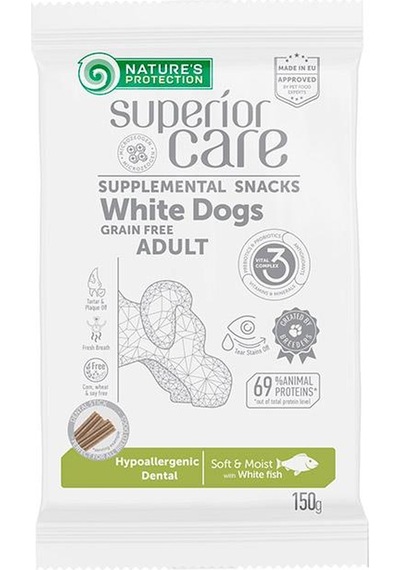 Nature's Protection Superior Care Tahılsız Balıklı Ağız Bakım Köpek Ödülü 150 G