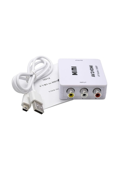 Lunatic 5345 Rca Av To Hdmı Çevirici Dönüştürücü Adaptör Rca Ve Scart Portlu Cihazları Artık Rahatlıkla Hdmı Portu Olan Cihazlara Bağlayabilirsiniz. Lunatic 5345 Rca Av To Hdmı Çevirici Dönüştürücü Adaptör Rca Ve Scart Portlu Cihazları Artık Rahatlıkla Hdmı Portu Olan Cihazlara Bağlayabilirsiniz.