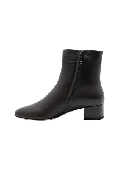 Poletto Hakiki Deri Kahve Bot Topuklu 9916 01 S-1358 Kahve