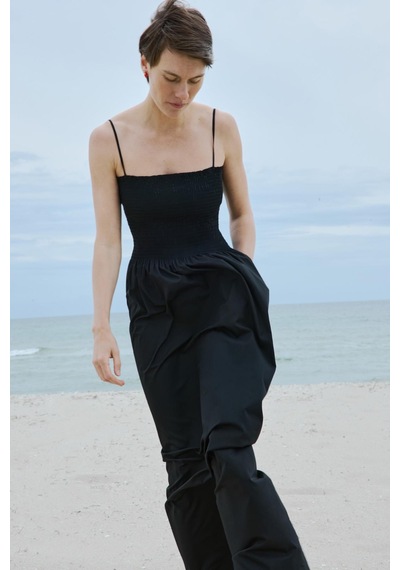 Suud Collection Siyah Alira Maxi Elbise