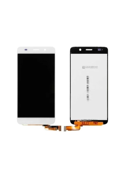 Huawei Uyumlu Y6 Lcd Ekran Beyaz Çıtasız