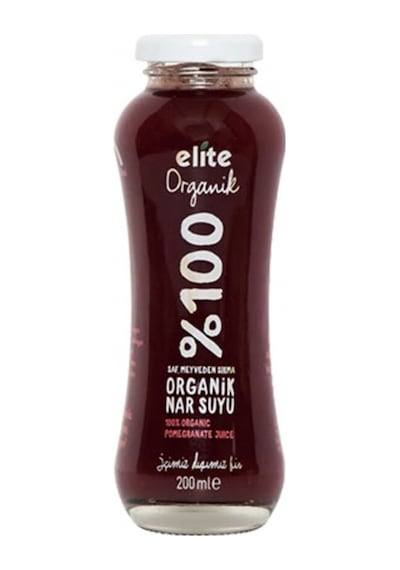 Elite %100 Organik Nar Suyu 200 ML
