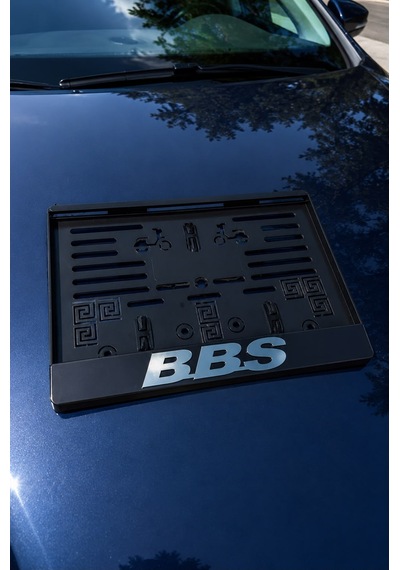 Bbs Krom Yazılı Motor Plakalık G012