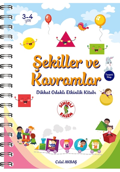 Şekiller ve Kavramlar - Dikkat Odaklı Etkinlik Kitabı