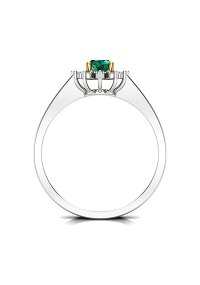 0,60 Karat Pırlantalı Zümrüt Yüzük (464656467)