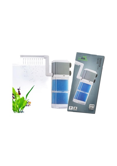 Balık Tankları İçin Ayarlanabilir Yağış Ve Havalandırma Modlarına Sahip Çok Fonksiyonlu Akvaryum İç Filtresi Vs-920fa 30w 1500l/h
