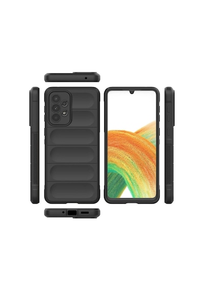 Mey İthalat Samsung Galaxy Uyumlu A33 5g Kılıf Optimum Silikon -  Siyah