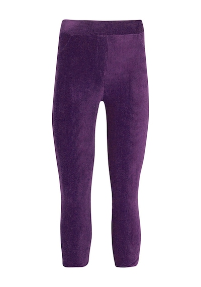 Lovetti Mor Kız Çocuk Fitilli Kadife Sahte 4 Cep Tayt 9391M021 Mor