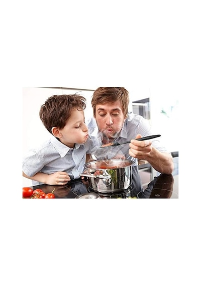 Vicloon Silikon Mutfak Yardımcısı, 6 Adet Silikon Spatula, Çorba Kaşığı, Fırın Fırçası, Spatula, Isıya Dayanıklı Ve Yapışmaz, Paslanmaz Çelik Ve Dikişsiz Tek Parça Tasarım Siyah 0