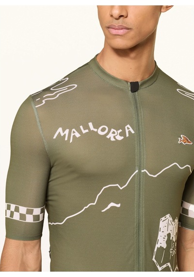 Cafe Du Cycliste Kadın Bisiklet Forması Sa Calobra Upf15 Haki