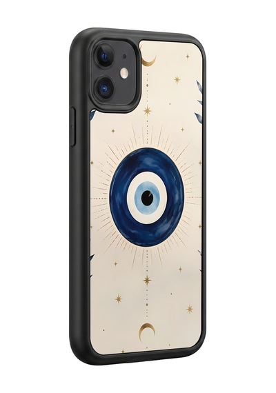 İphone 11 Uyumlu Evileye Desenli Kamera Korumalı Darbelere Dayanıklı Kılıf 1246-evileye-iphone11