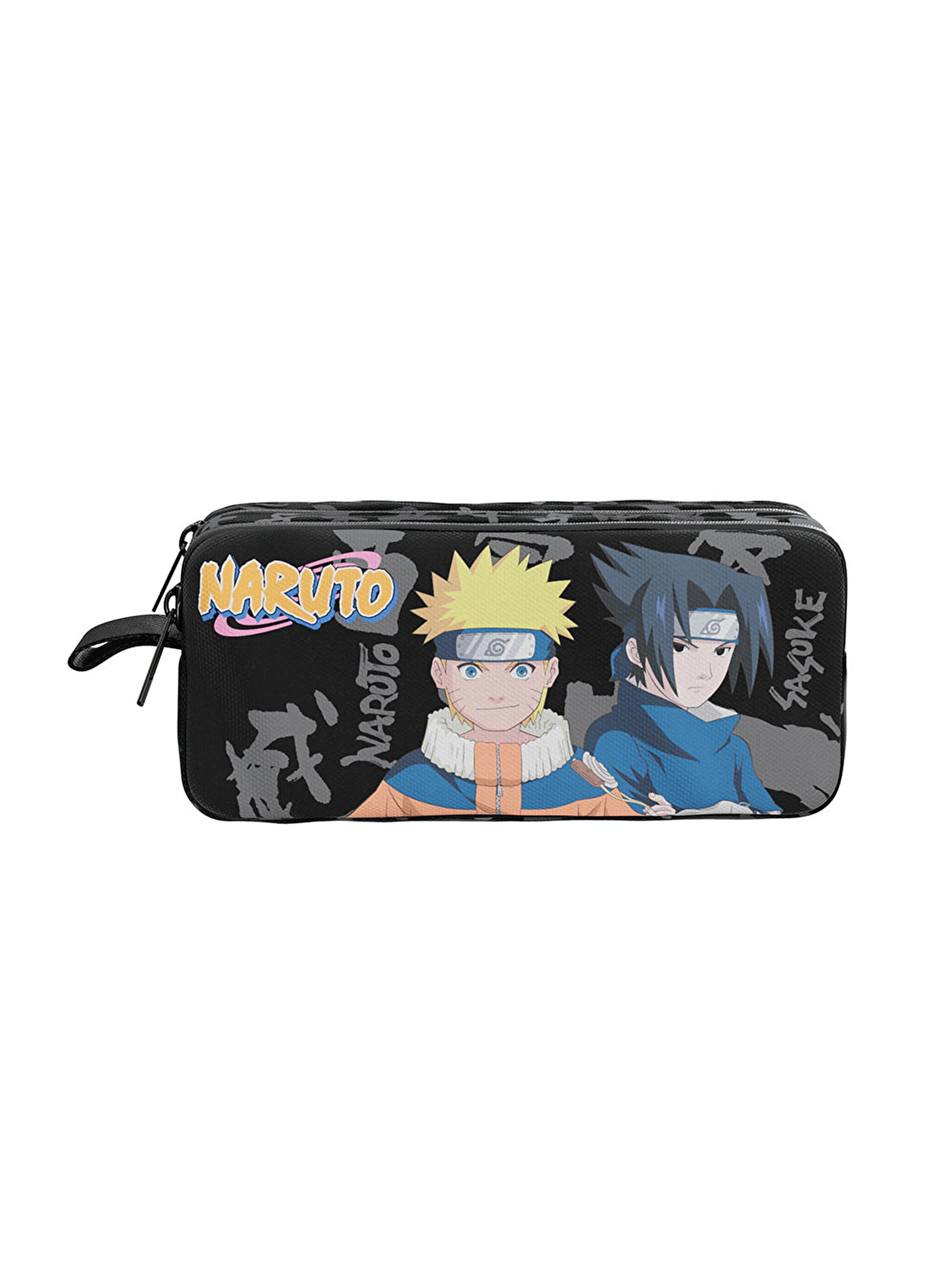 Naruto Kalem Çantası 3121 Gri - Siyah