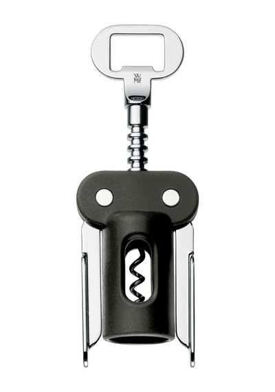 Clever&more Tirbuşon, 20 Cm, Şarap Ve Prosecco Şişe Açacağı, Kapsül Kesicili Şarap Açacağı Siyah