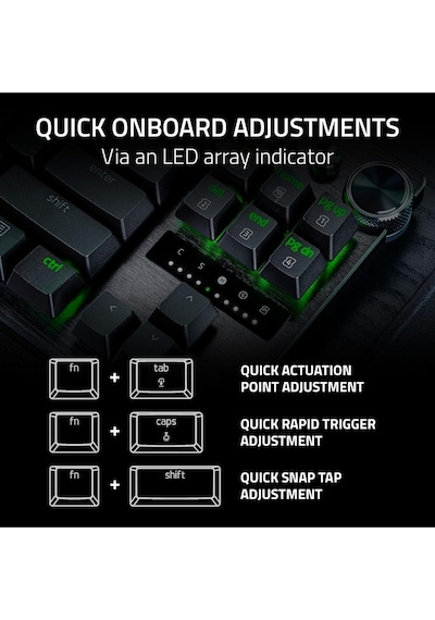 Razer Huntsman V3 Pro Siyah Rgb Tkl Analog Optical Switch Kablolu Oyuncu Klavyesi Rz03-04980100-r3m1