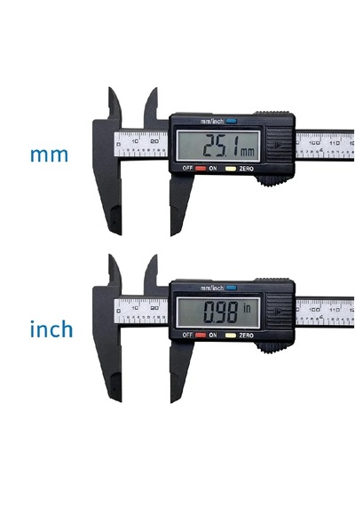 Kumpas Dijital Karbon Fiber Hassas 150mm Kalınlık Ölçer