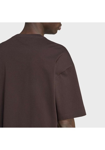 Adidas Kq8922 Trefoıl T-shırt Erkek Tişört Kahverengi
