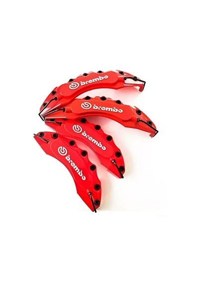 Hyundai Coupe Uyumlu Brembo Kırmızı Kaliper Kapağı 4 Parça Ön Arka Set
