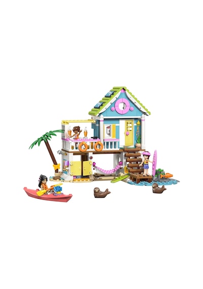 LEGO® Friends Fok Balıklı Yazlık Ev 42699 - 9 Yaş ve Üzeri Çocuklar için Minifigür İçeren Yaratıcı Oyuncak Yapım Seti (400 Parça)