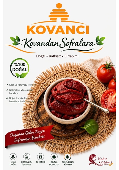Domates Salçası 1000 G Doğal,katkısız & Güneşte Kurutulmuş,ev Yapımı