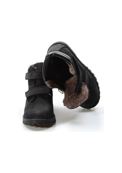 Fast Step Hakiki Deri Kürklü Unisex Çocuk Worker Bot 006kpa1001 001