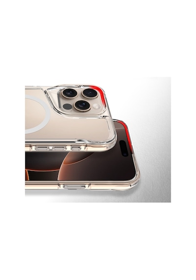 Apple Uyumlu iPhone 16 Pro Kılıf Magsafe Şarj Özellikli Zore T-max Standlı Kapak Casesuar