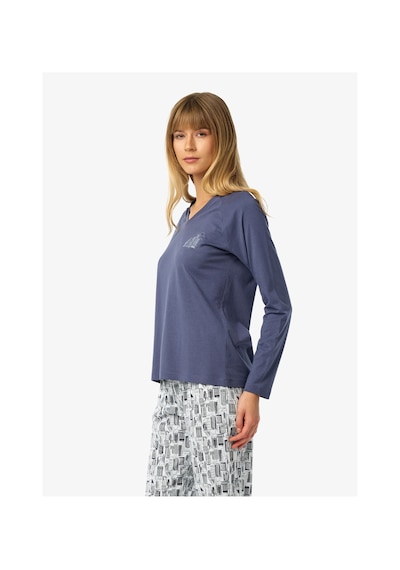 Blackspade Kadın Pijama Takımı 52233 - İndigo
