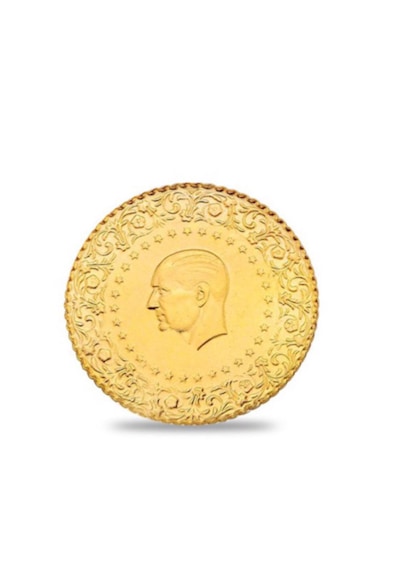 Vıctorıa Gold 1 Adet Yarım Altın Yeni Tarihli 2026 Kulplu 22 Ayar