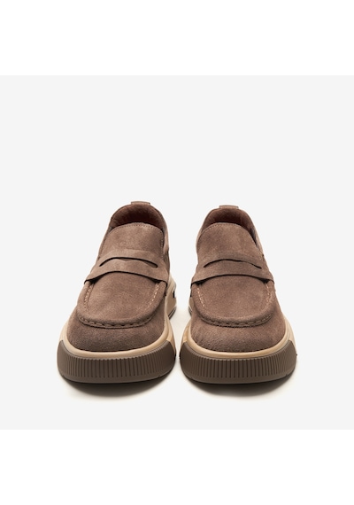 Vizon Süet Sneaker Erkek Ka-alfa8204 John May Alfa