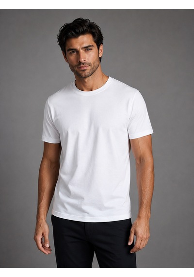 Bisse Beyaz Bi Si Klet Yaka Basi C T-shirt Ts26y26105 D01
