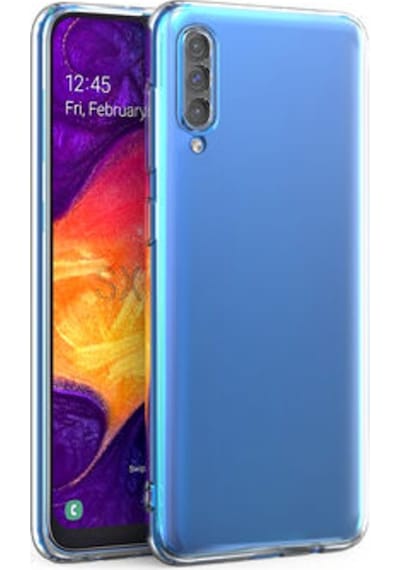 Samsung Uyumlu A50 Kilif Seffaf Silikon Kamera Korumali 3D Tipali 391753922