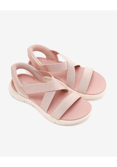 Skechers Go Walk Flex Sandal Kadın Pembe Sandalet 141489 Ros Pembe
