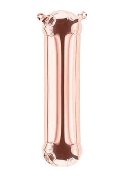 I Harf Folyo Balon Gold Rose 76 Cm Renkli