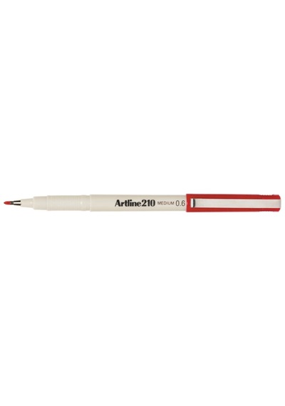 Ek-210n Keçe Uçlu Yazı Kalemi 0.6mm Kırmızı
