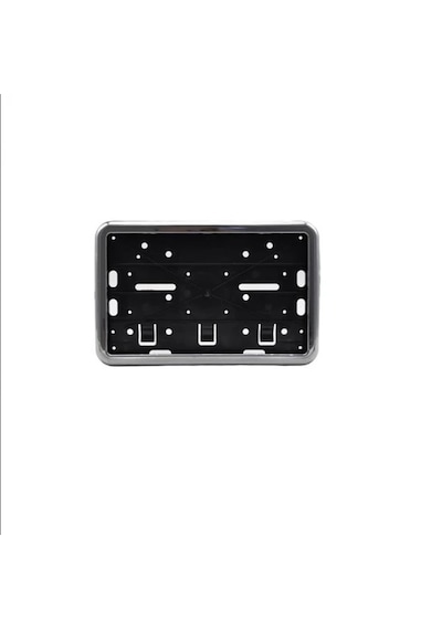 Plaka Altı Kare 26x17 Cm Motor Çerçeveli Krom Plakalık