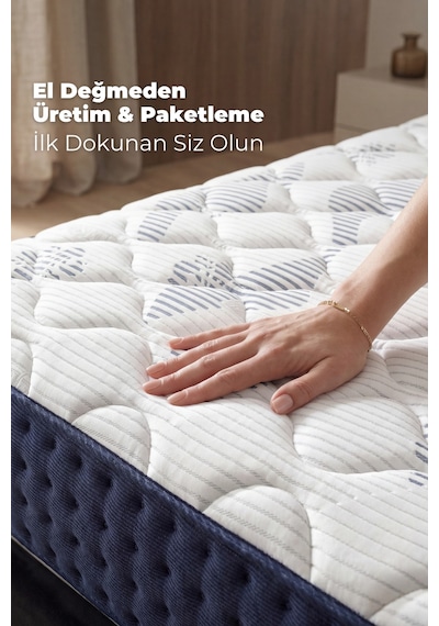 Magnicool 10 Firm Memory Foam Yatak 5 Bölgeli Destek Serin Uyku Teknolojisi Made İn Italy