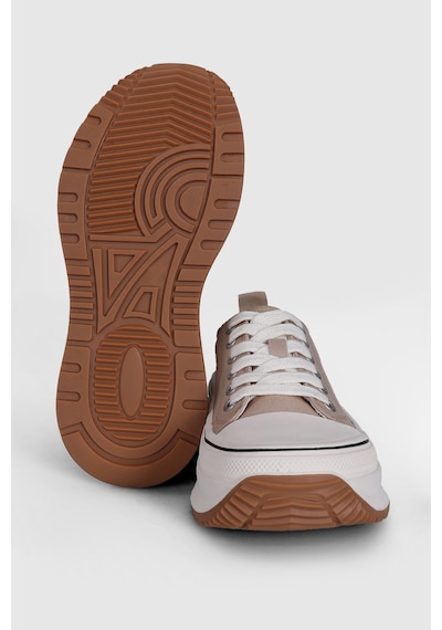 Lufian Shay Kadın Sneaker Ayakkabı Bej Bej 121230092100550 Bej