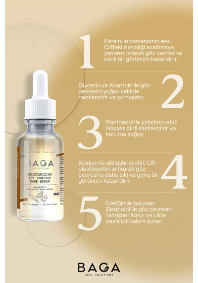 Göz Altı Ve Göz Çevresi Morluk Torba Koyu Halka Karşıtı Aydınlatıcı Caffein Kafein Serum