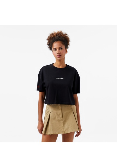 United4 Unıted4 Kadın Siyah T-shirtutws25ss