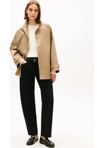 Tommy Hilfiger Cotton Blend Rlx Jac, Aeg Bej Kadın Ceket