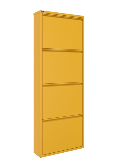 Ceha 4'lü Metal Ayakkabılık - Hardal Sarısı/Mustard K.AYK-4/M1963