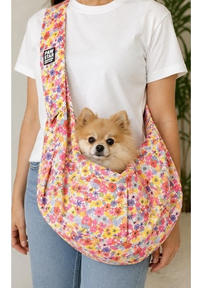 Pawstar 25019 Flowers Crossbody Çanta-21590