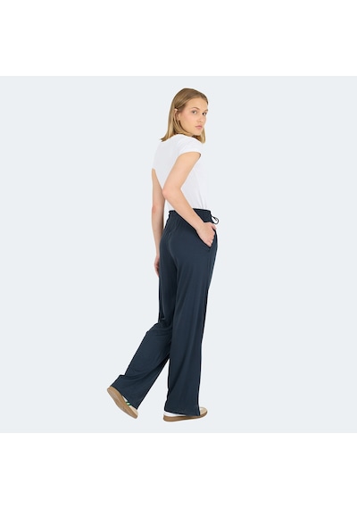 Slazenger KRISTER IN Kadın Cepli Bol Paça Koyu Gri Eşofman Altı