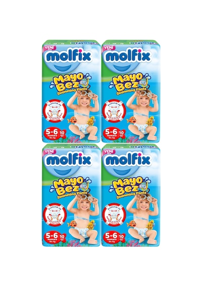 Molfix Swimming Pants Mayo Bez 5-6 Numara 4'lü 40 Adet 4'lü